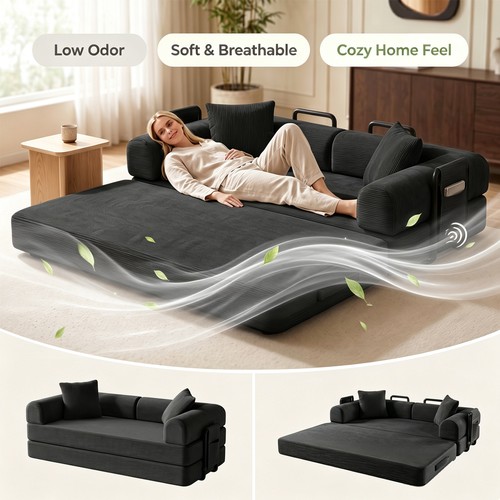 Folding convertible sofa - convertible,