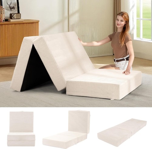 Twin tri fold futon - twin, mattress