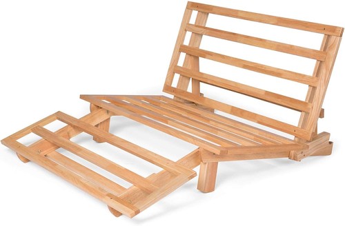Tri fold wood futon - wood,