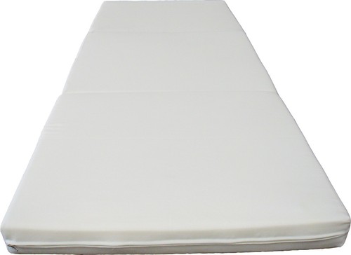 White portable tri fold - fold, foam