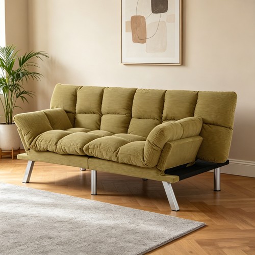 Modern corduroy futon - corduroy,