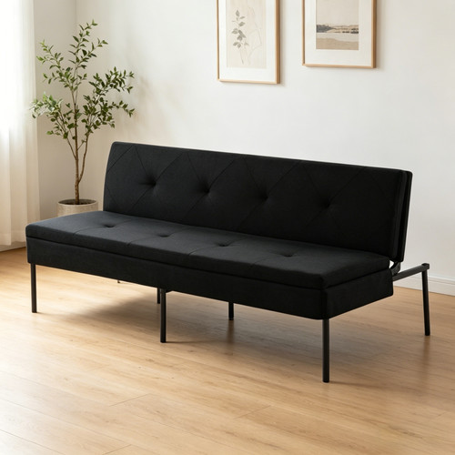 Modern futon sofa bed - 64",